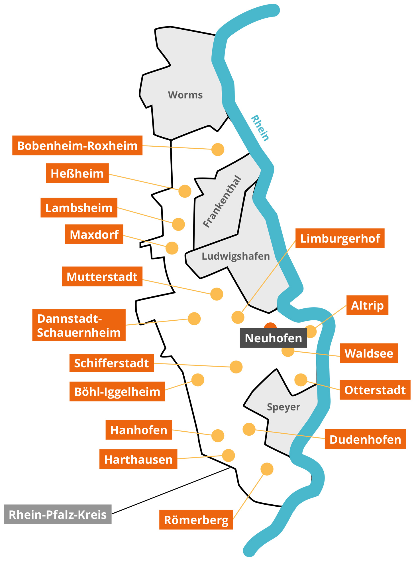 Rheinpfalz Karte
